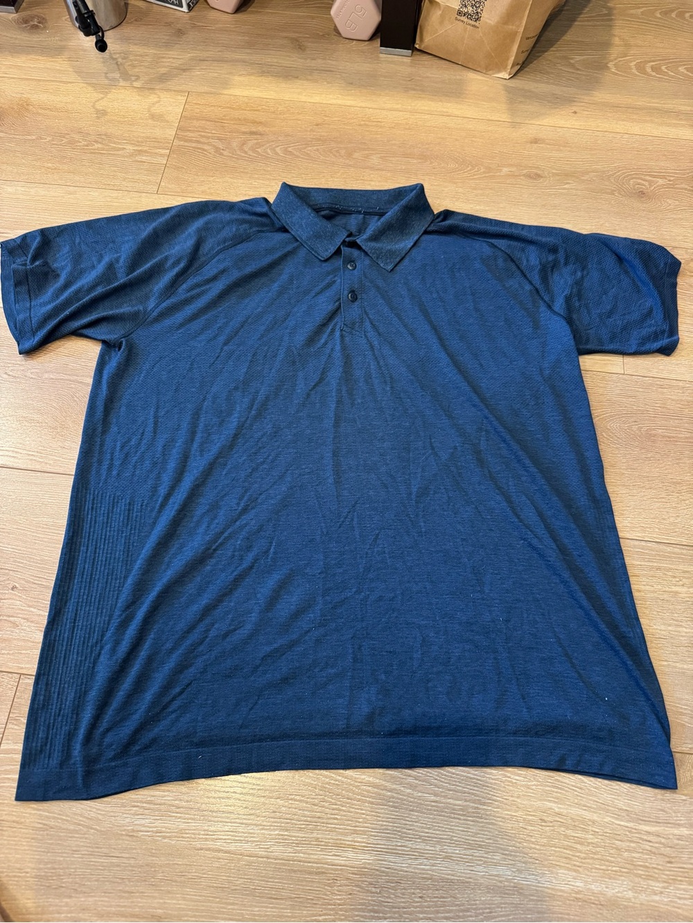Lululemon Classic Men's Dark Blue Polo Shirt